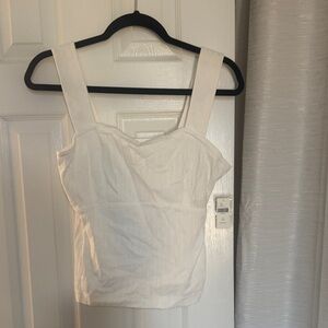 NWT Anthropologie Maeve Elegant White Women's Top